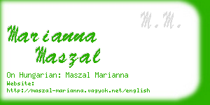 marianna maszal business card